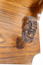 Загрузить изображение в средство просмотра галереи, Original Vestiaire Mural, Patères Sculptées sur un Thème Fantastique: Sorcières, Diable et Démons, Art Nouveau Gothique, Début XXe