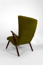 Загрузить изображение в средство просмотра галереи, Fauteuil bergère à oreilles – Design moderniste des années 1960