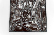 将图片加载到图库查看器,Vitrail moderniste – Portrait cubiste, Circa 1950