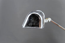将图片加载到图库查看器,Importante Lampe de Bureau, Chrome, Aluminium et Marbre, Art Déco Moderniste, France, Circa 1930