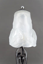 将图片加载到图库查看器,Lampe Art Déco en Fer Forgé, Tulipe Florale signée Degué, France, circa 1930
