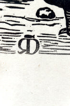 Загрузить изображение в средство просмотра галереи, Paire de Gravures Xylographes, "Couple de Paysans", France, Circa 1970