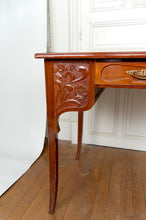 将图片加载到图库查看器,Bureau Art Nouveau / Jugendstil, Acajou Sculpté, Allemagne, Circa 1910