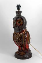 Загрузить изображение в средство просмотра галереи, Importante lampe « Chouette » en céramique – Walter Gerhards Allemagne de l’Ouest, circa 1960–1970