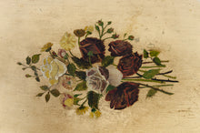 Lade das Bild in den Galerie-Viewer, Guéridon Art Déco d’Exception à Décor Floral Peint et Doré – France, vers 1920