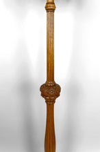 将图片加载到图库查看器,Important lampadaire Art Déco en chêne sculpté, France, vers 1920