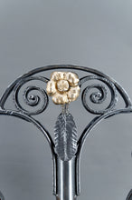 Загрузить изображение в средство просмотра галереи, Importante lampe bicéphale Art Déco en fer forgé à double patine– Muller Frères, circa 1920