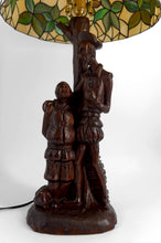Загрузить изображение в средство просмотра галереи, Lampe sculpturale « Don Quichotte et Sancho Panza », Forêt-Noire, Allemagne, vers 1950