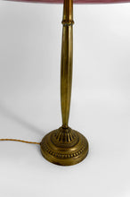 将图片加载到图库查看器,Exceptionnelle lampe Art Déco française en bronze et pâte de verre – Vers 1920