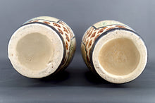 Загрузить изображение в средство просмотра галереи, Paire de Vases Balustres En Grès Emaillé, Bien Hoa, Art Deco, Indochine, Circa 1930