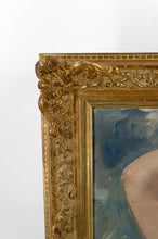 将图片加载到图库查看器,Portrait dénudé d’une jeune femme au foulard, Maurice Ehlinger, Circa 1940