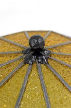 Load image into Gallery viewer, Lustre Art Déco en fer forgé par Augustin Louis Calmels, France, Circa 1920