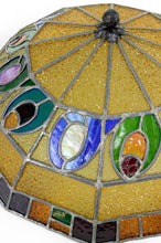 Load image into Gallery viewer, Lustre Art Déco en fer forgé par Augustin Louis Calmels, France, Circa 1920