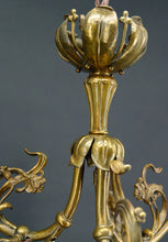 Load image into Gallery viewer, Lustre Art Nouveau en Bronze doré, France, Circa 1890