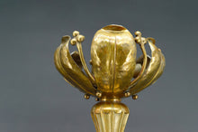 Load image into Gallery viewer, Lustre Art Nouveau en Bronze doré, France, Circa 1890