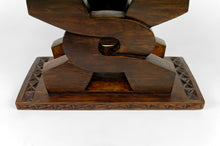 将图片加载到图库查看器,Tabouret Ashanti ghanéen 'Wisdom Knot', Afrique, milieu du XXe