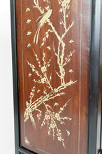 将图片加载到图库查看器,Armoire asiatique en bois de fer marqueté d'os, Indochine, circa 1880