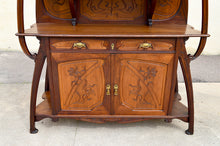 将图片加载到图库查看器,Buffet asymétrique Art Nouveau par Louis Brouhot, France, vers 1890