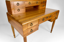 将图片加载到图库查看器,Bureau à gradin Art Déco / Néoclassique en noyer, France, vers 1940