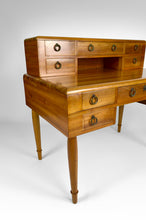 将图片加载到图库查看器,Bureau à gradin Art Déco / Néoclassique en noyer, France, vers 1940