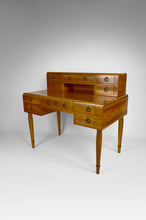 将图片加载到图库查看器,Bureau à gradin Art Déco / Néoclassique en noyer, France, vers 1940