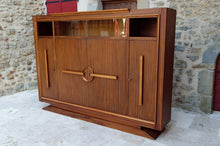 将图片加载到图库查看器,Bibliothèque / cabinet de travail Art Deco moderniste, attribuée à Auguste Vallin, France, circa 1930