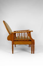 将图片加载到图库查看器,Fauteuil / chaise longue Morris en hêtre, Art Déco, France, Circa 1925