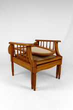 将图片加载到图库查看器,Fauteuil / chaise longue Morris en hêtre, Art Déco, France, Circa 1925