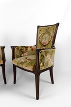 Lade das Bild in den Galerie-Viewer, Salon Art Nouveau 3 éléments, 2 bergères et 1 chaise, France, Circa 1900