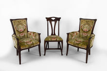 Lade das Bild in den Galerie-Viewer, Salon Art Nouveau 3 éléments, 2 bergères et 1 chaise, France, Circa 1900