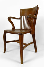将图片加载到图库查看器,Fauteuil de bureau américain en chêne, USA, circa 1900