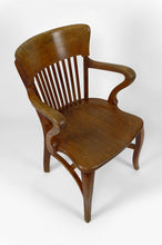 将图片加载到图库查看器,Fauteuil de bureau américain en chêne, USA, circa 1900