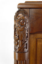 将图片加载到图库查看器,Vitrine / bibliothèque Art Déco en noyer, France, Circa 1920