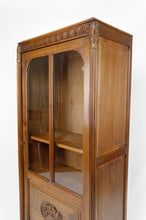 将图片加载到图库查看器,Vitrine / bibliothèque Art Déco en noyer, France, Circa 1920