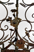 将图片加载到图库查看器,Guéridon / table d'appoint en fer forgé et plateau en marbre, Venise, Italie, XVIIe