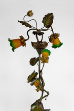 将图片加载到图库查看器,Lampadaire japonisant au Héron, Art Nouveau, France, vers 1900