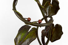 将图片加载到图库查看器,Lampadaire japonisant au Héron, Art Nouveau, France, vers 1900