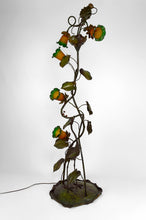 将图片加载到图库查看器,Lampadaire japonisant au Héron, Art Nouveau, France, vers 1900