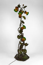 将图片加载到图库查看器,Lampadaire japonisant au Héron, Art Nouveau, France, vers 1900