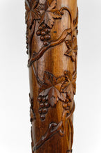 将图片加载到图库查看器,Lampadaire asiatique en bois sculpté, Indochine, circa 1900