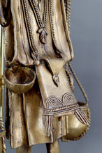 将图片加载到图库查看器,Lampe en bronze, "Le Porteur Peul", France, Circa 1970