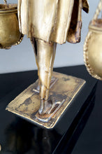 将图片加载到图库查看器,Lampe en bronze, "Le Porteur Peul", France, Circa 1970