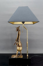 将图片加载到图库查看器,Lampe en bronze, "Le Porteur Peul", France, Circa 1970