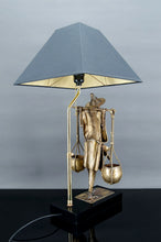 将图片加载到图库查看器,Lampe en bronze, "Le Porteur Peul", France, Circa 1970