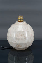 将图片加载到图库查看器,Lampe boule Art Deco moderniste en marbre sculpté, France, Circa 1930