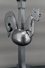 将图片加载到图库查看器,Lampe au coq en fer forgé par Jean Touret / les Ateliers de Marolles, Mid-Century Modern, France, Circa 1950