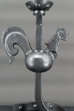 将图片加载到图库查看器,Lampe au coq en fer forgé par Jean Touret / les Ateliers de Marolles, Mid-Century Modern, France, Circa 1950