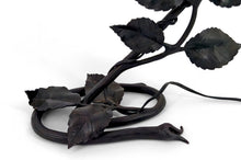 将图片加载到图库查看器,Lampe en fer forgé Art Nouveau- Art Deco par Muller Frères Lunéville, France, vers 1920