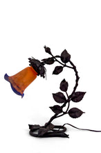 将图片加载到图库查看器,Lampe en fer forgé Art Nouveau- Art Deco par Muller Frères Lunéville, France, vers 1920