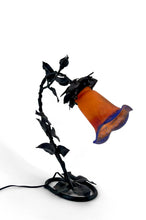 将图片加载到图库查看器,Lampe en fer forgé Art Nouveau- Art Deco par Muller Frères Lunéville, France, vers 1920